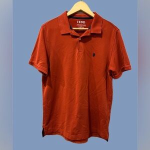 Izod Men's Polo Shirt in Bold Orange